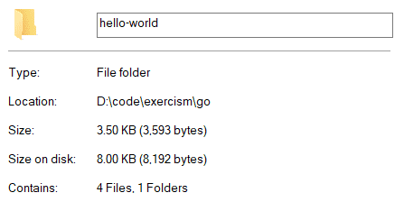 Goland dependencies size